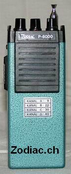 Zodiac P-6000
Typ:CB-Gerät
Frequenz:27 MHz
Modulationsart:FM
Kanäle:4
Leistung:1 Watt
Hergestellt ab: 1987


Schlüsselwörter: Zodiac P-6000