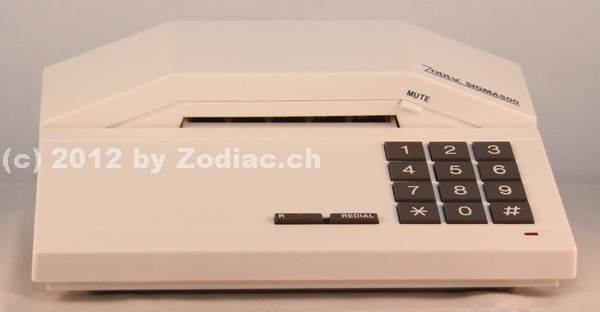 Zodiac Sigma 500
Telefon mit 20 Kurznummern
Schlüsselwörter: Zodiac Sigma 500
